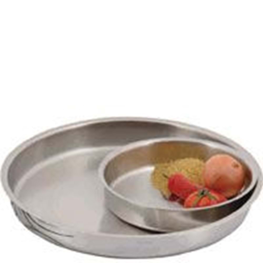 EKBER ÇELİK SIĞ VE DERİN YUVARLAK KAPAKSIZ TEPSİ 3,5LT 2152670
