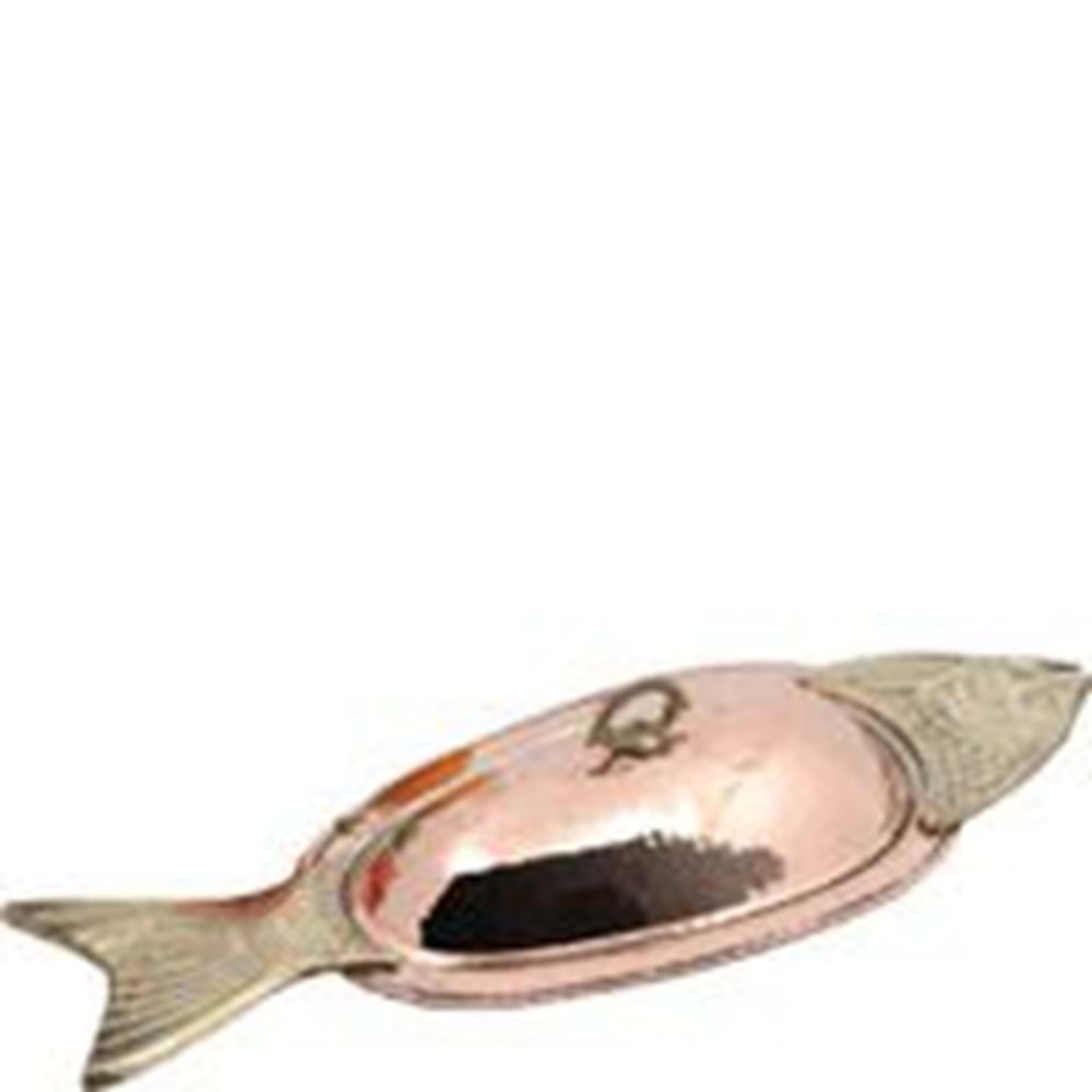 EKBER KAPAKLI BAKIR BALIK KAYIK TABAK NO:4 4171150