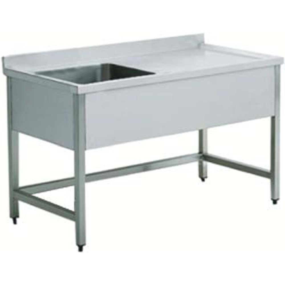 KARACASAN TABAN RAFSIZ TEK EVYELİ TEZGAH 1600x700x850 KRCS-TSTEÇT 1670