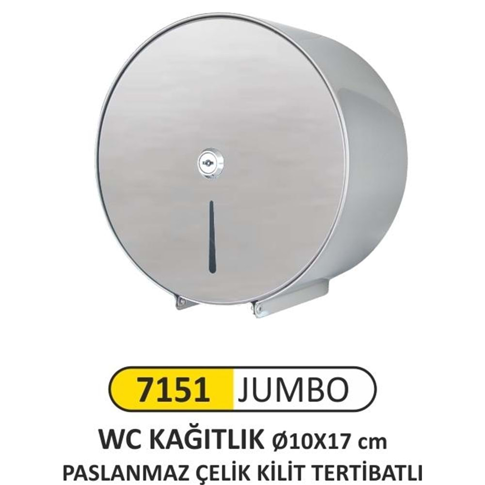 ARI METAL JUMBO WC KAĞITLIK PASLANMAZ 7151