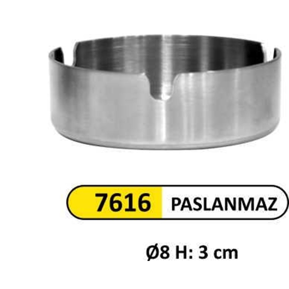 ARI METAL PASLANMAZ ÇELİK KÜLLÜK 7616