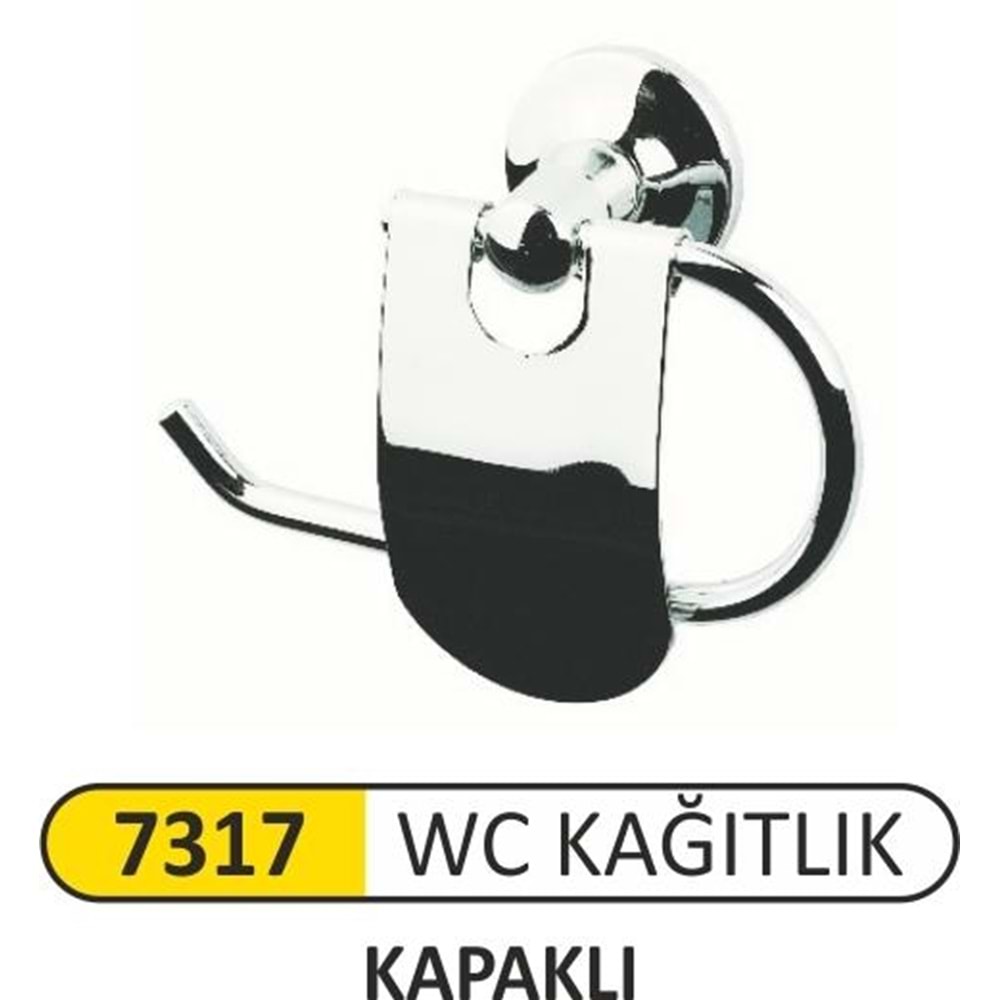 ARI METAL WC KAĞITLIK KAPAKLI PİRİNÇ 7317