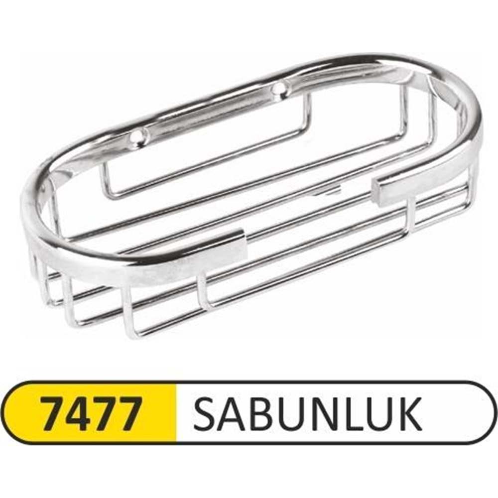 ARI METAL TEL OVAL SABUNLUK ROZETSİZ PİRİNÇ 7477