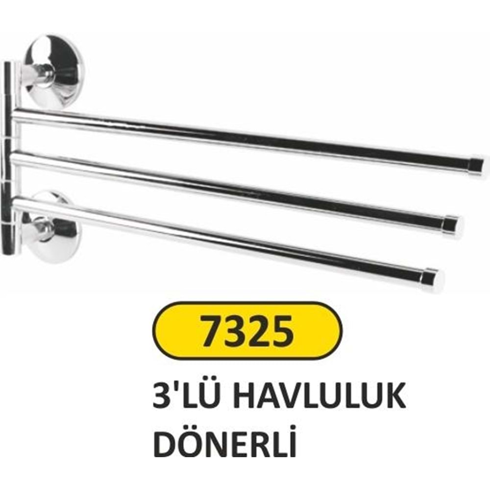 ARI METAL HAVLULUK 3LÜ PİRİNÇ 7325