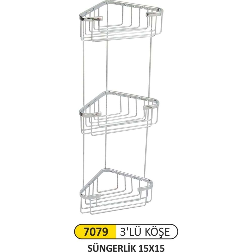 ARI METAL PİRİNÇ SÜNGERLİK 3LÜ 15X15 7079