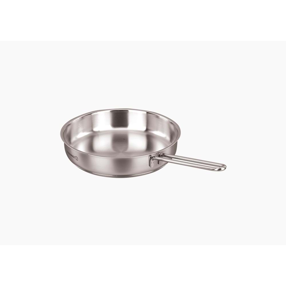 KORKMAZ PERLA ÇELİK TAVA 24X5CM 2LT A1659