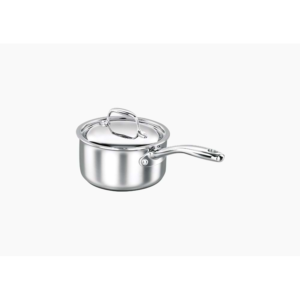 KORKMAZ PRO-CHEF ÇELİK SOS TENCERESİ 16X9CM 1.8LT A1375