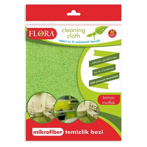 FLORA MİKROFİBER BEZ 40X40CM(BANYO)F194