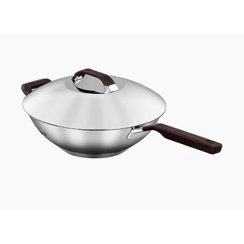 KORKMAZ ESTA ÇELİK WOK TAVA 28X8.5CM A1056