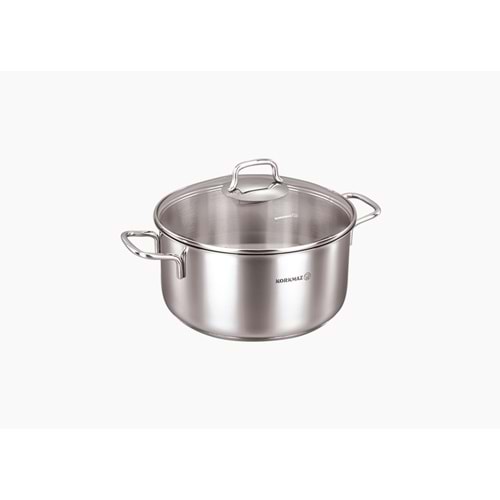 KORKMAZ PERLA ÇELİK TENCERE 18X9CM 2.3LT A1654