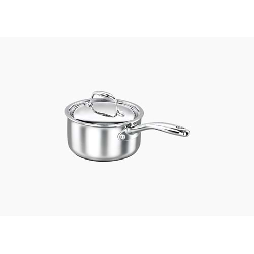 KORKMAZ PRO-CHEF ÇELİK SOS TENCERESİ 16X9CM 1.8LT A1375