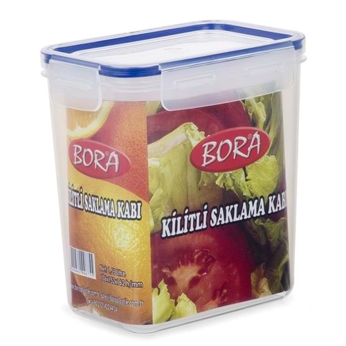 BORA KİLİTLİ SAKLAMA KABI 1,55LT BO875