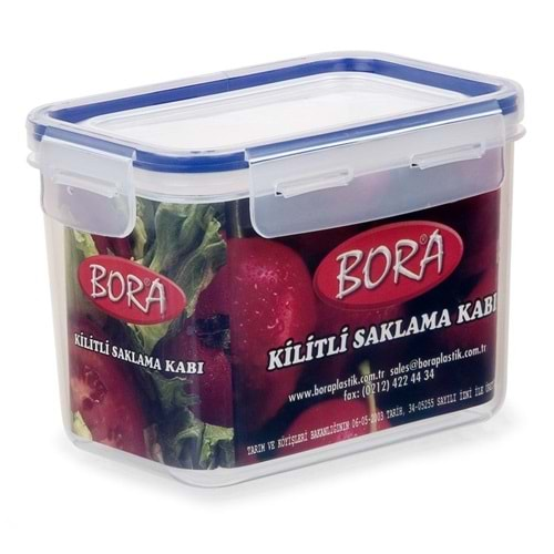 BORA KİLİTLİ SAKLAMA KABI 1,05LT BO872