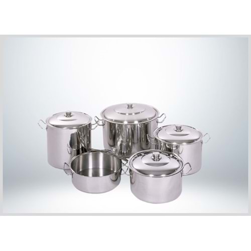 YÜRÜK SİLİNDİRİK TENCERE KAPAKLI 50X30 68LT 10415030
