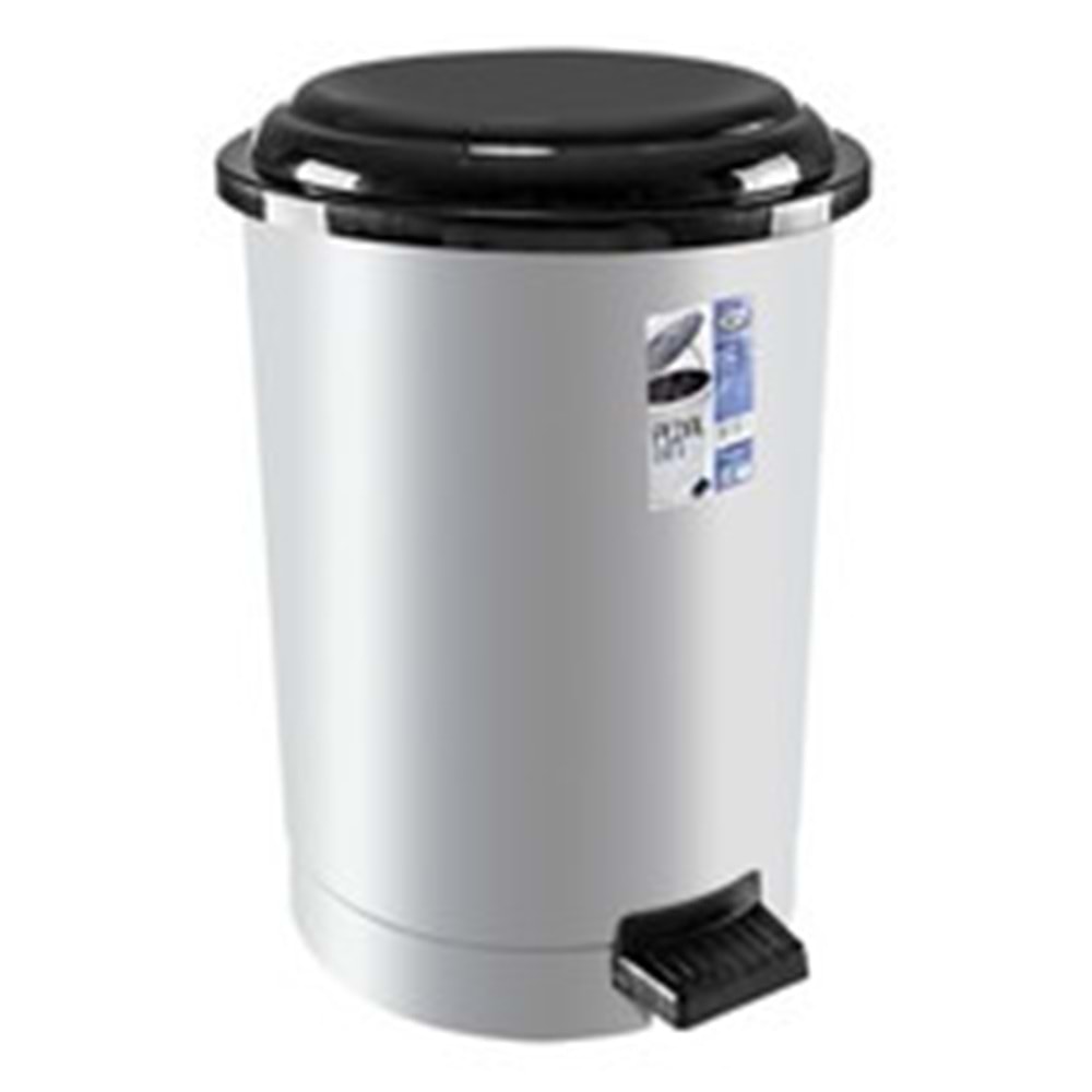 AKYÜZ BATH PEDALLI ÇÖP KUTUSU 20LT 0573