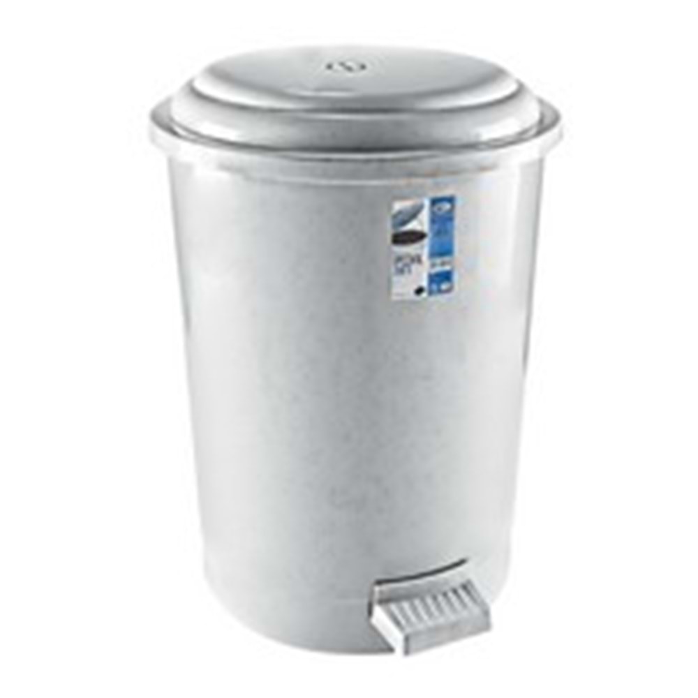 AKYÜZ BATH PEDALLI ÇÖP KUTUSU 40LT 0574