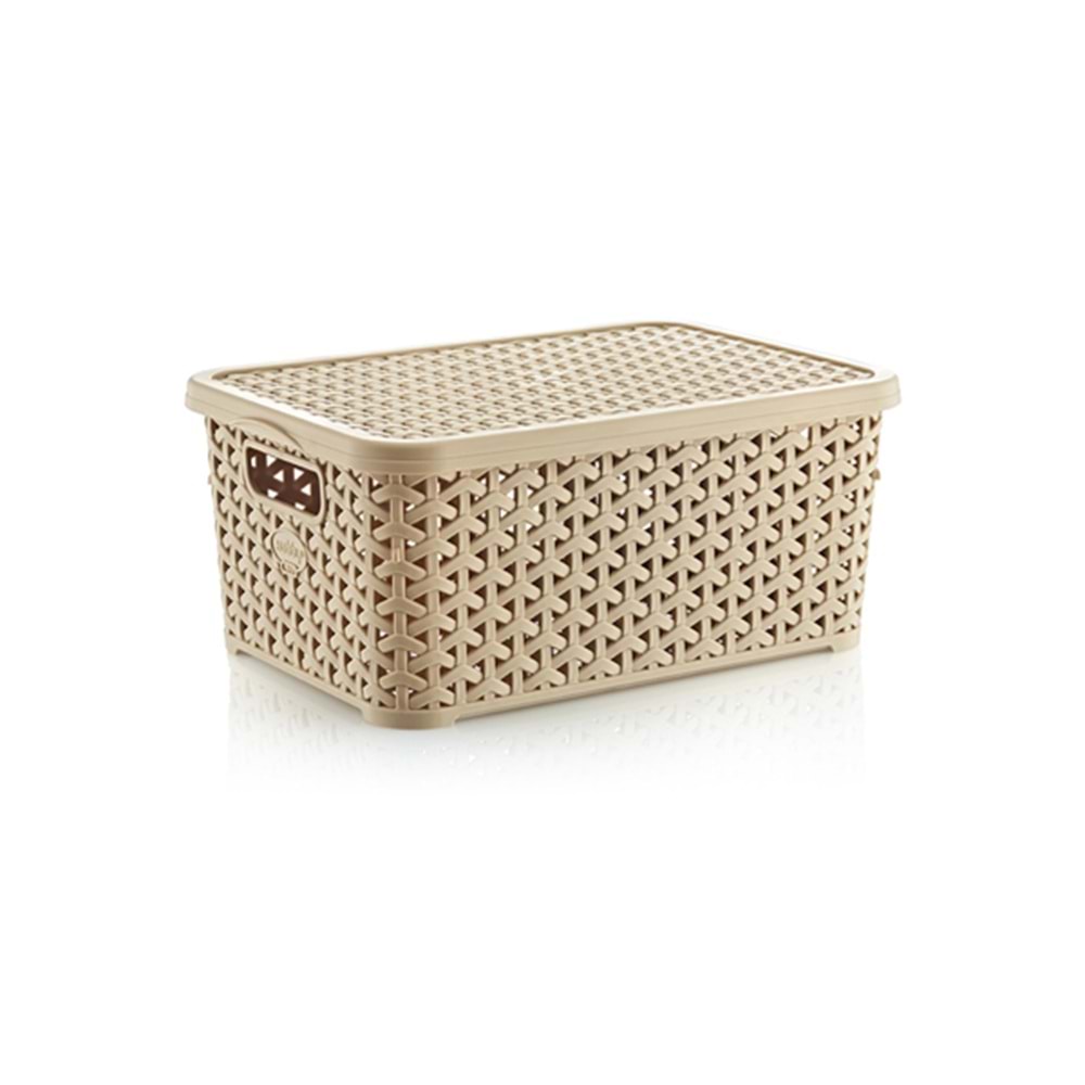 HOBBY LİFE RATTAN KAPAKLI KUTU(6LT) 04 1255