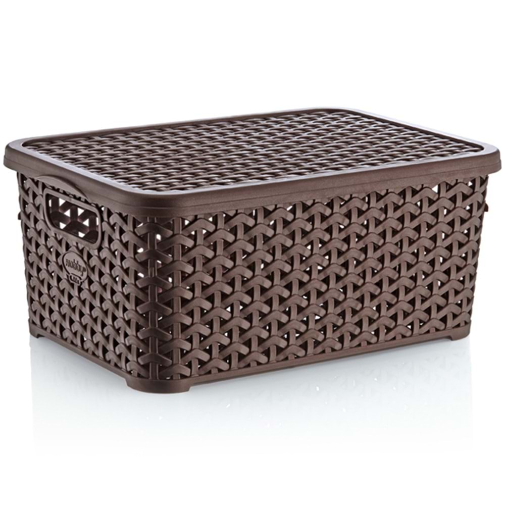HOBBY LİFE RATTAN KAPAKLI KUTU(10LT) 04 1256