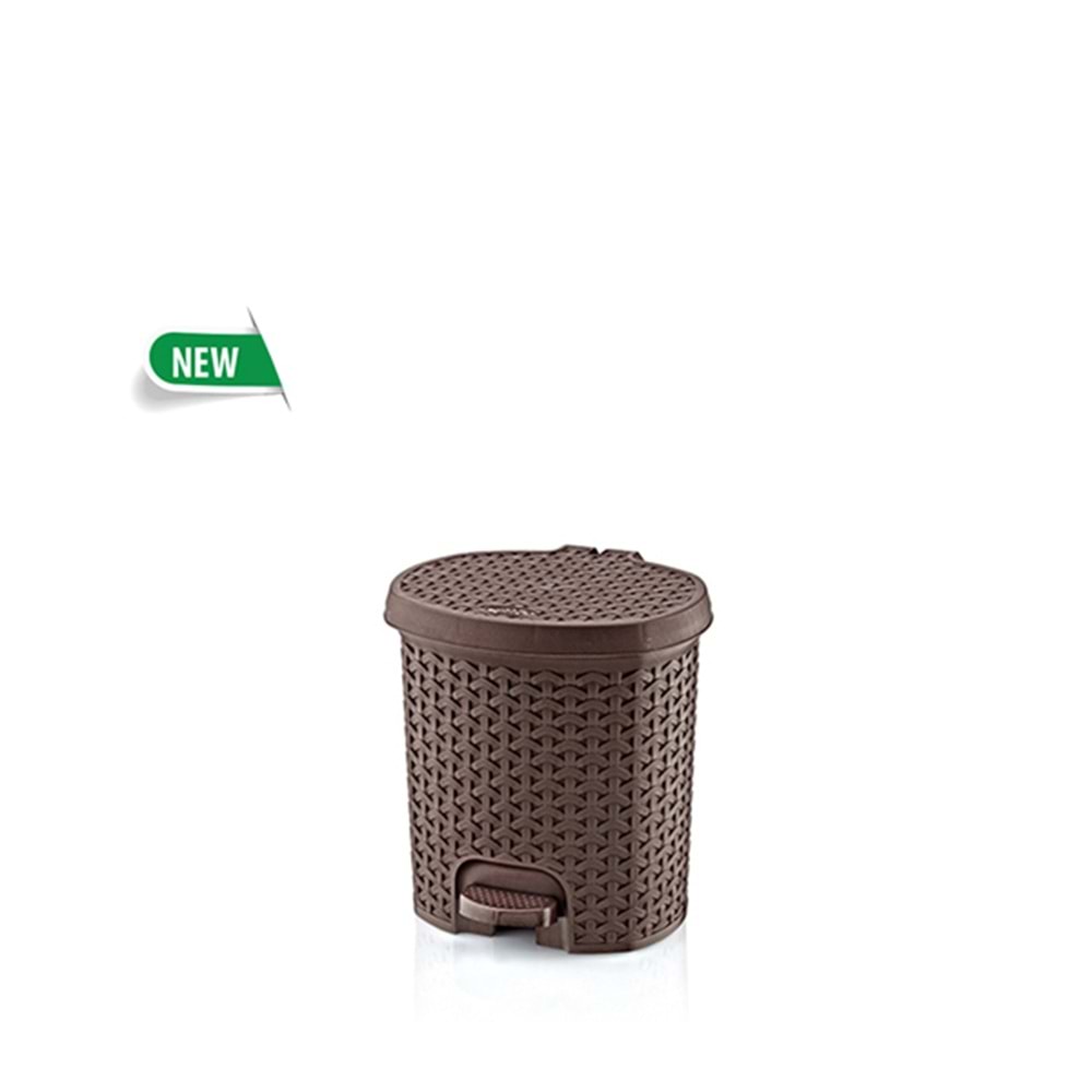 HOBBY LİFE 2 NO RATTAN PEDALLI ÇÖP KOVASI(11,5LT) 01 1122