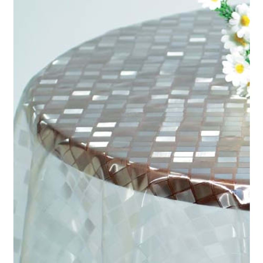 POLSET EMBOSS BUZLU MASA ÖRTÜSÜ D-2260