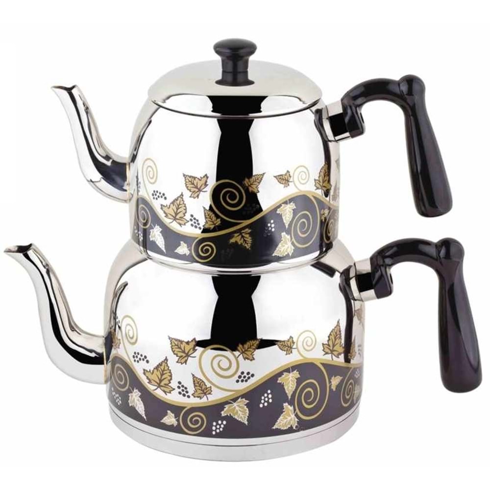 ÖZKENT MENEKŞE MEGA DESENLİ ÇAYDANLIK 3,2LT-1,7LT K-375
